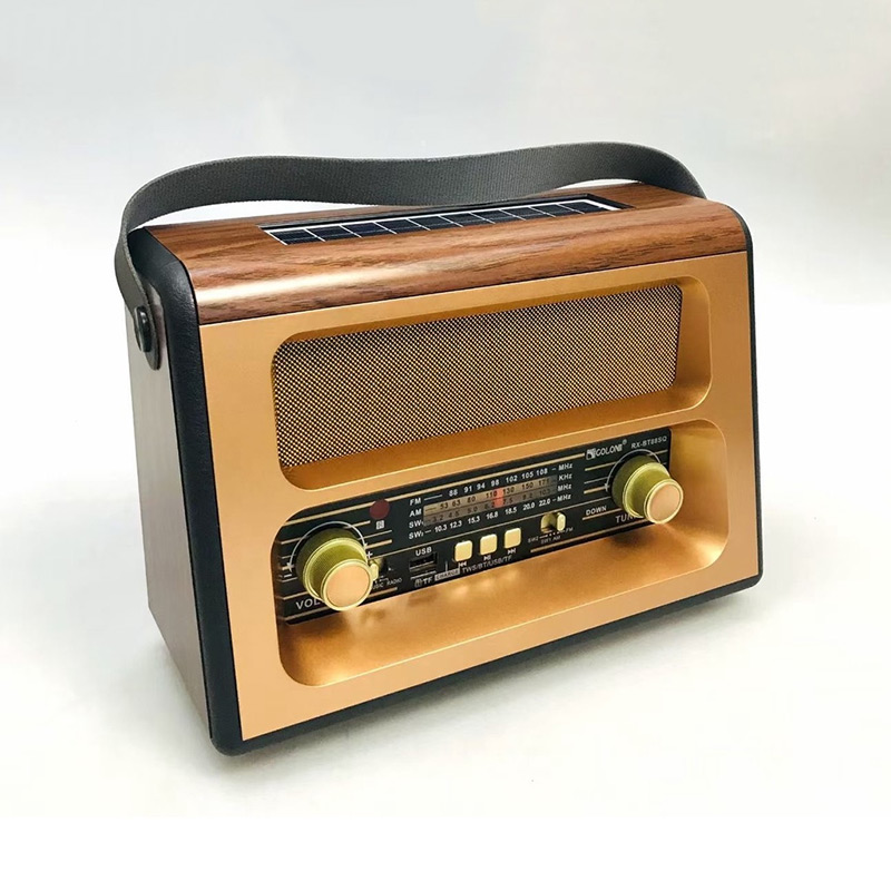 GOLON Classic Radio FM Retro Vintage Wooden Bluetooth Radio Speaker with Solar Rechargeable USB TF BT MUSIC MP3 Player.jpg